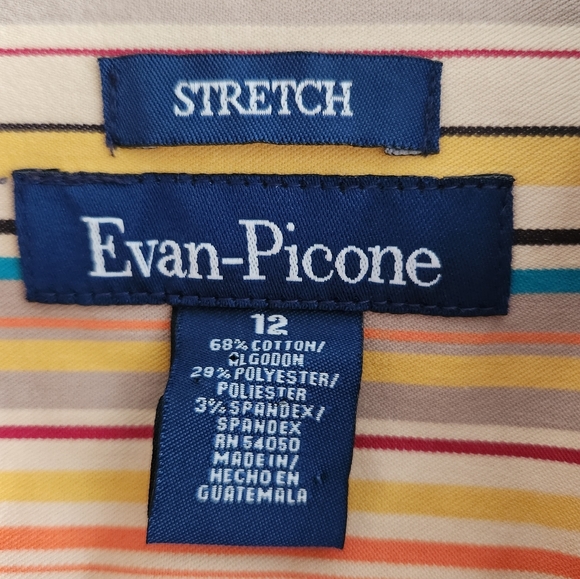 Evan Picone Rainbow Stripe Jacket - Picture 4 of 10